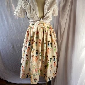 Jellyfish 1950s style circle skirt